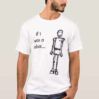 私がロボットが….、ロボット Tシャツ