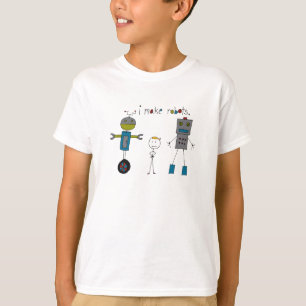 私がロボットのT型を作る Tシャツ