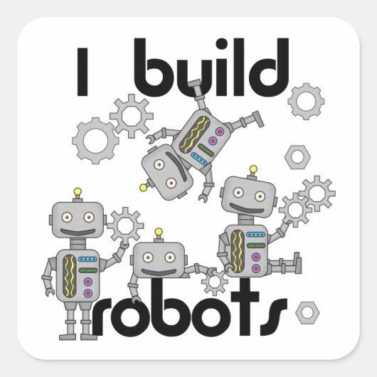 私がロボットを作る スクエアシール (正面)
