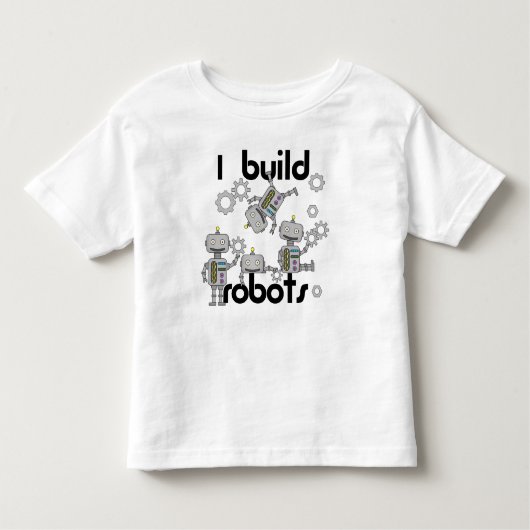 私がロボットを作る トドラーTシャツ (正面)