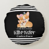 私が一番かわいいコルギ犬 ラウンドクッション (裏面)