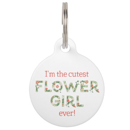 私が一番かわいい花女の結婚披露宴だ ペット　ネームタグ (正面)