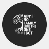 私が一致する家族と同じ得家族は無い ラウンドシール (正面)