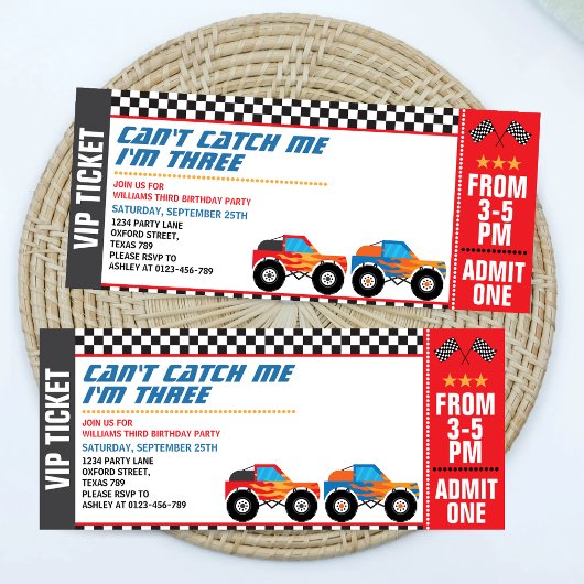 私が三誕生日 招待状