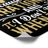 私が不合理だから、彼らは私をPiと呼ぶ – 数学3.14 ポスター (角)