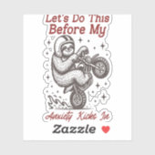 私が不安に陥る前にスロースがこれを行蹴う シール (シート)