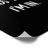 私が不気味おもしろいハロウィーン恋人秋クリーにいるサウンド ポスター (角)