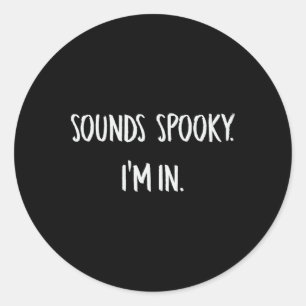 私が不気味おもしろいハロウィーン恋人秋クリーにいるサウンド ラウンドシール