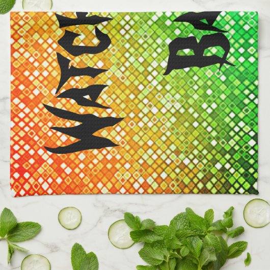 私が不気味キッチンタオルを焼くのを見る キッチンタオル (折り畳み)