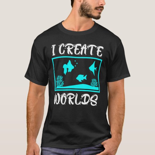 私が世界水族館を創る Tシャツ (正面)
