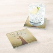 私が主に望んだこと、詩篇27:4、 ガラスコースター (アングル)