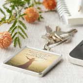 私が主に願ったただひとつのこと、詩篇27:4 キーホルダー (側面)