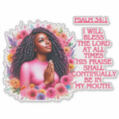 私が主賛美になる！ シール (正面)