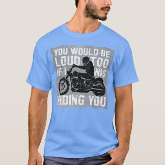私が乗っていたよもしうに大声でバイクもしくは自転車に乗る人M Tシャツ