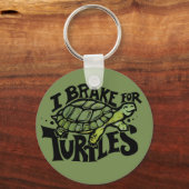 私が亀のブレーキをかける キーホルダー (正面)