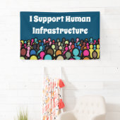 私が人間のインフラを支える 横断幕 (インサイチュ)