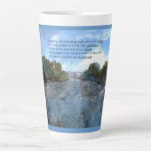 私が今いる感動的人 カフェラテマグ (正面)