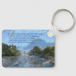 私が今いる感動的人 キーホルダー