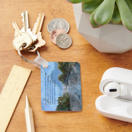 私が今いる感動的人 キーホルダー (デスク)