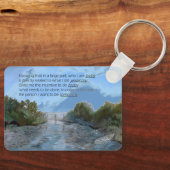 私が今いる感動的人 キーホルダー (正面)