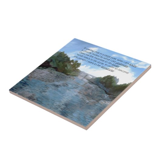 私が今いる感動的人 タイル (側面)