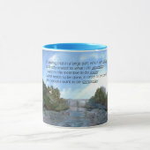 私が今いる感動的人 マグカップ (中央)