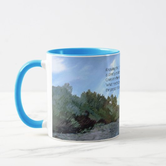 私が今いる感動的人 マグカップ (左)