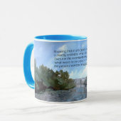 私が今いる感動的人 マグカップ (正面左)