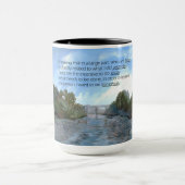 私が今いる感動的人 マグカップ (中央)