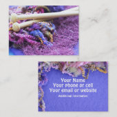 私が付いているニット大きい名刺 名刺 (正面/裏面)