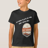 "私が付いている土の私のお母さんの演劇"。 子供のTシャツ Tシャツ (正面)