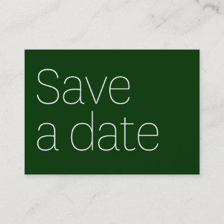 私が付いている日付を救って下さい 名刺