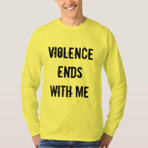 私が付いている暴力の端 Tシャツ
