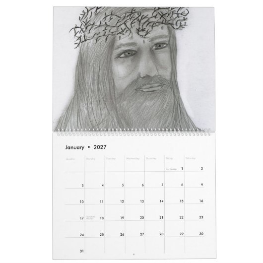 私が付いている歩行2012カレンダー カレンダー (1月 2027)