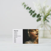 私が付いている気色悪い-人形-来られた演劇 名刺 (スタンド正面)