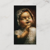 私が付いている気色悪い-人形-来られた演劇 名刺 (裏面)