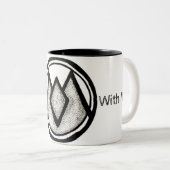 私が付いている火歩行マグ ツートーンマグカップ (正面右)