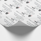 私が低い時感じに – Bukowski - 感動的 ラッピングペーパー (角)