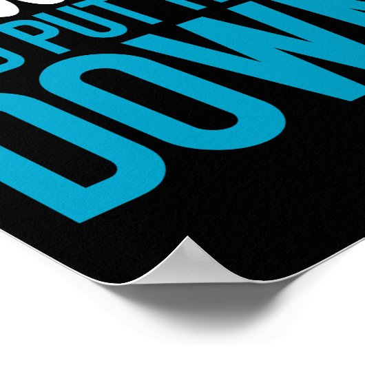 私が体を持ち上げおもしろいるネズミ ポスター (角)