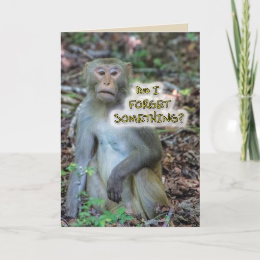 私が何か忘れ? カード (正面)