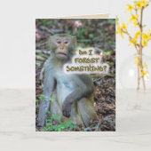 私が何か忘れ? カード (黄色い花)