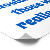 私が何もしない – 友情引用文 ポスター (角)