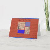 私が何をしたのか分からないけど申し訳ない!-カード カード (正面)