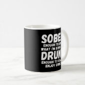 私が何をしているのか分かるくらい冷静に コーヒーマグカップ (正面右)