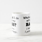 私が何をするか、ベースコーヒーマグ コーヒーマグカップ (中央)