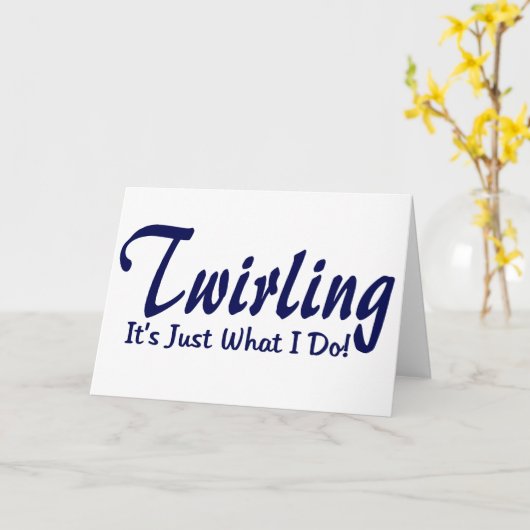 私が何をそれを"振り回しますs カード (黄色い花)