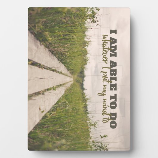 私が何を考えても フォトプラーク (正面)