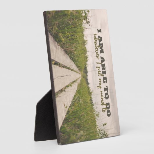 私が何を考えても フォトプラーク (側面)