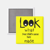 私が作った冷蔵庫磁石のカスタマイズ可能な外観 マグネット (正面/裏面)