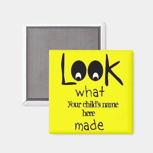 私が作った冷蔵庫磁石のカスタマイズ可能な外観 マグネット (正面/裏面)